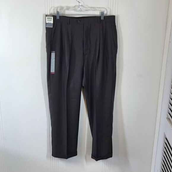 Haggar Men's Brown Pants - Picture 3 of 9